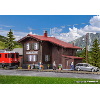 Kibri H0 Bahnhof Davos-Monstein inkl. Hausbeleuchtungs-...