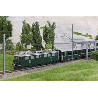 BEMO H0m Elektrolokomotive Ge 6/6 II 704, RhB, "Davos",gr&uuml;n, analog