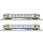 Minitrix N DC Schnellzugwagen-Set EW III BLS, "Goldenpasslinie", 2 Wagen