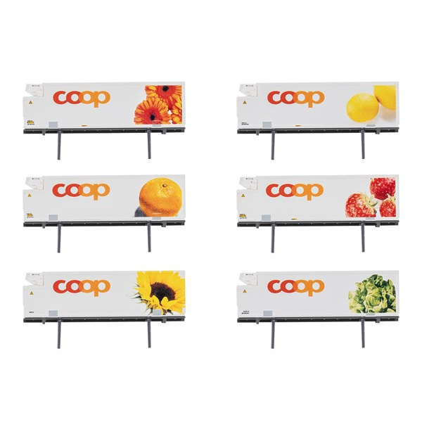 Minitrix N K&uuml;hlcontainer COOP Fr&uuml;chte & Gem&uuml;se