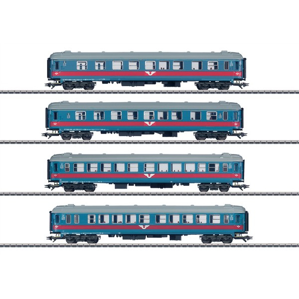 M&auml;rklin H0 AC Schnellzugwagen-Set, SJ