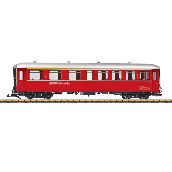 LGB G Schnellzuwagen RhB 1. Kl., rot, Innenbeleuchtung