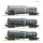 Roco H0 DC Kesselwagen Zacns WASCOSA, 3 Wagen