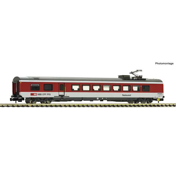 Fleischmann N Speisewagen WR EW IV, SBB, rot/lichtgrau
