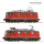 Roco H0 DC Elektrolokomotive Re 4/4 II 11133, Re 4/4 II11192, SBB, rot, analog