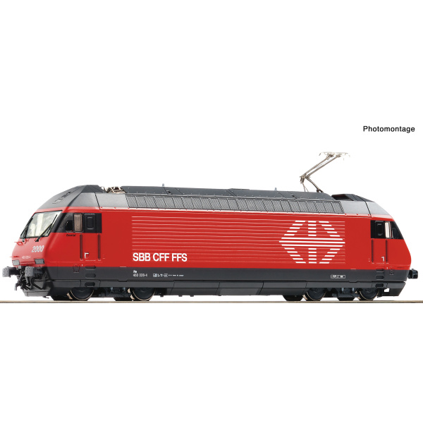 Roco H0 DC Elektrolokomotive Re 460 028-4, SBB, rot, digital Sound