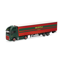 Herpa H0 Volvo FH GL XL Electric Gardinenplanen-Sattelzug...