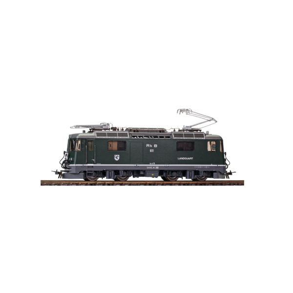 BEMO H0m Elektrolokomotive Ge 4/4 II 611 "Nostalgielok", RhB, gr&uuml;n, digital Sound