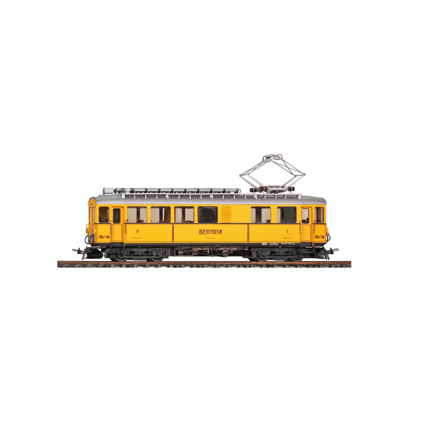 BEMO H0m Triebwagen ABe 4/4 30 RhB Bernina Nostalgie, gelb, digital Sound