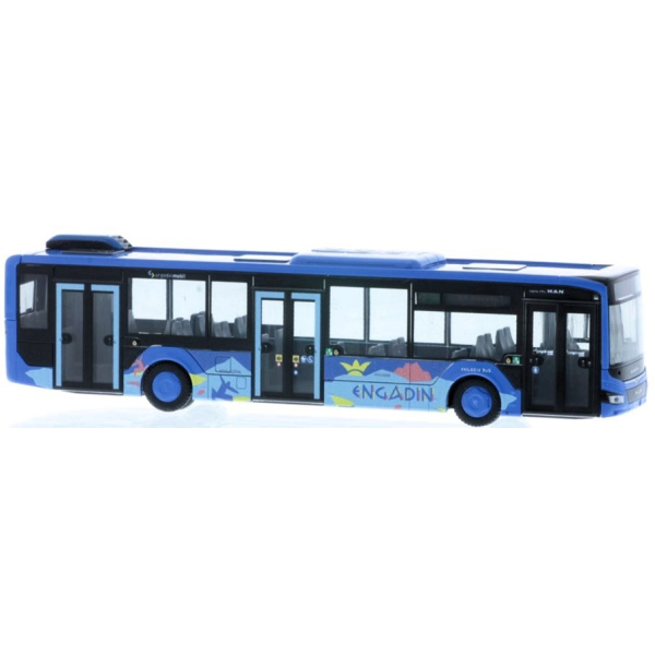 Rietze H0 MAN Lion`s City 12`18 Engadin Bus "Linie 607 Pontresina"