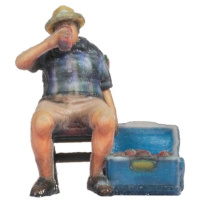 NOCH H0 Figur Mann auf Klappstuhl