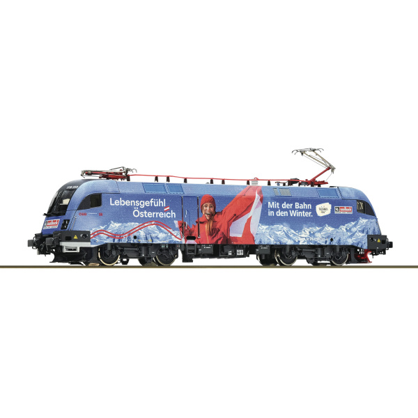 Roco H0 DC Elektrolokomotive 1116 233-8 &Ouml;BB "Winter im Salzburgerland", digital Sound
