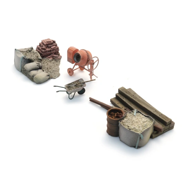 Artitec H0 Ladegut: Baumaterial u. a. Sandwagen