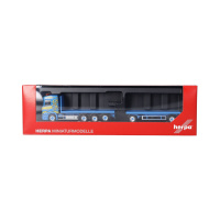 Herpa H0 Scania CR 20 ND Rungen-H&auml;ngerzug...