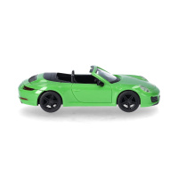 Herpa H0 Porsche 911 (991) Carrera 2 Cabrio, lizardgr&uuml;n