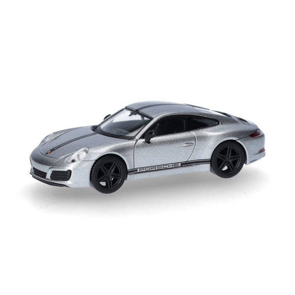 Herpa H0 Porsche 911 (991) Carrera 4 S, silber