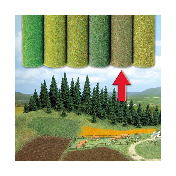 BUSCH Gel&auml;nde-Teppich Waldboden/Herbstbraun, 100 x 80 cm