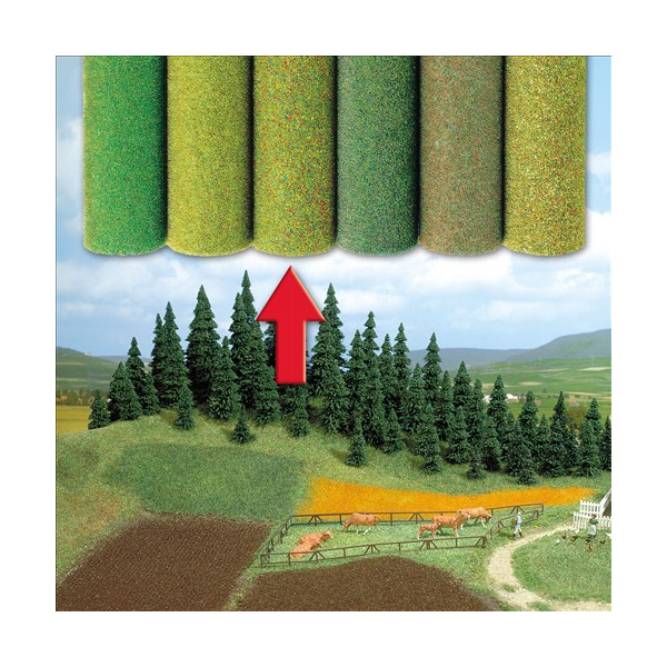BUSCH Gel&auml;nde-Teppich Blumenwiese, 100 x 80 cm