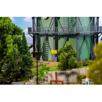 Faller H0 Gasometer mit Rohrleitungen