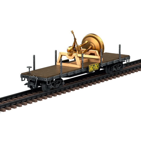 M&auml;rklin H0 AC Flachwagen "Stiff Upper Lip" AC/DC