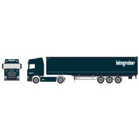 Herpa H0 Scania CR20 HD Gardinenplanen-Sattelzug...