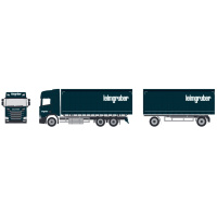 Herpa H0 Scania CR20 HD Gardinenplanen-H&auml;ngerzug...