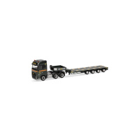 Herpa H0 Volvo FH GL 2020 Semitieflade-Sattelzug...