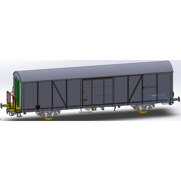 Exact Train H0 DC 2er-Set SBB Ibbs 23 85 826 8 600-8 Haldengut Bier und SBB GBS mit Polyesterdach