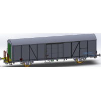 Exact Train H0 DC 2er-Set SBB Ibbs 23 85 826 8 600-8 Haldengut Bier und SBB GBS mit Polyesterdach