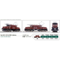 KATO N DC Elektrolokomotive Ge 6/6 I 415, RhB, braun,...