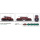 KATO N DC Elektrolokomotive Ge 6/6 I 415, RhB, braun, analog, 4 Personenwagen EW I gr&uuml;n