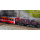 KATO N DC Elektrolokomotive Ge 6/6 I 415, RhB, braun, analog, 4 Personenwagen EW I gr&uuml;n