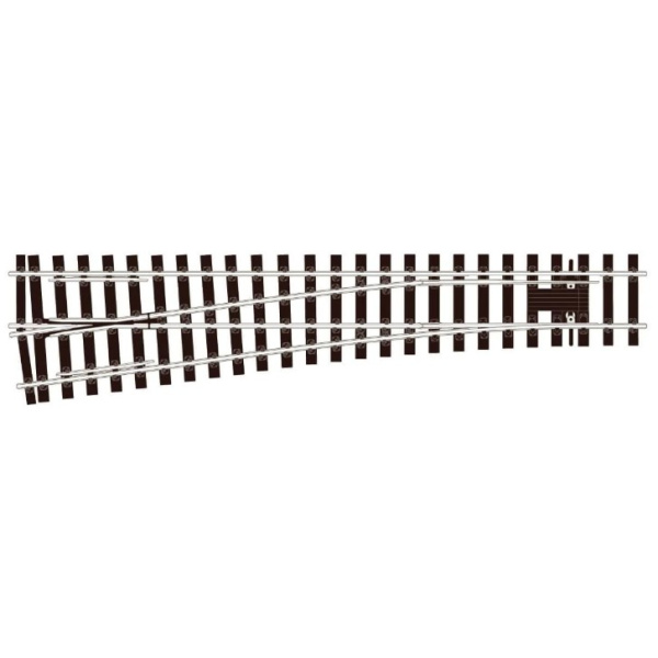 PECO 0 Weiche links 8&deg;,R:1828mm, Code 143