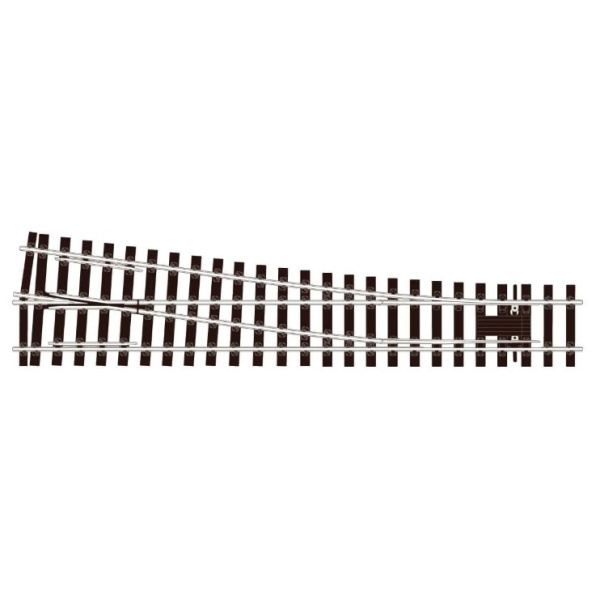 PECO 0 Weiche rechts 8&deg;,R:1828mm, Code 143