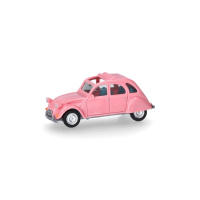 Herpa H0 Citroen 2CV, offen, hellrosa