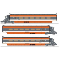 REE H0 DC Triebzug TGV SNCF SBB, No. 110, Stahlfederung,...