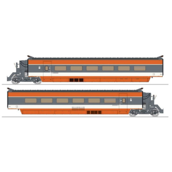 REE H0 DC Triebzug TGV SNCF SBB, No. 110, Stahlfederung, Erg&auml;nzungsset 2