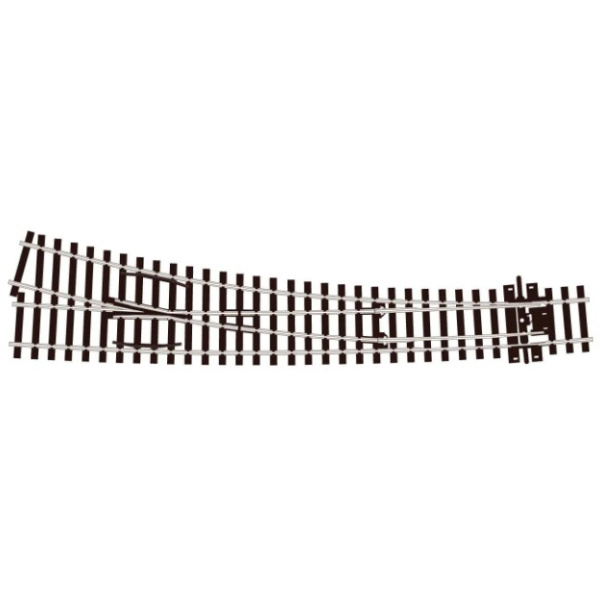 Peco H0 DC Bogenweiche rechts, 258mm, R: 1524/762mm, Code 75