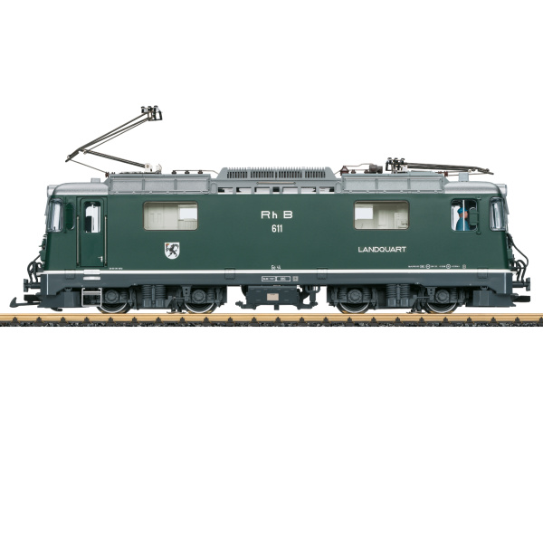 LGB G Elektrolokomotive Ge 4/4 II, 611, "Landquart", RhB, gr&uuml;n, digital Sound