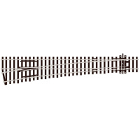 Peco H0 DC Weiche schlank 12&deg; links, 258mm, R:...