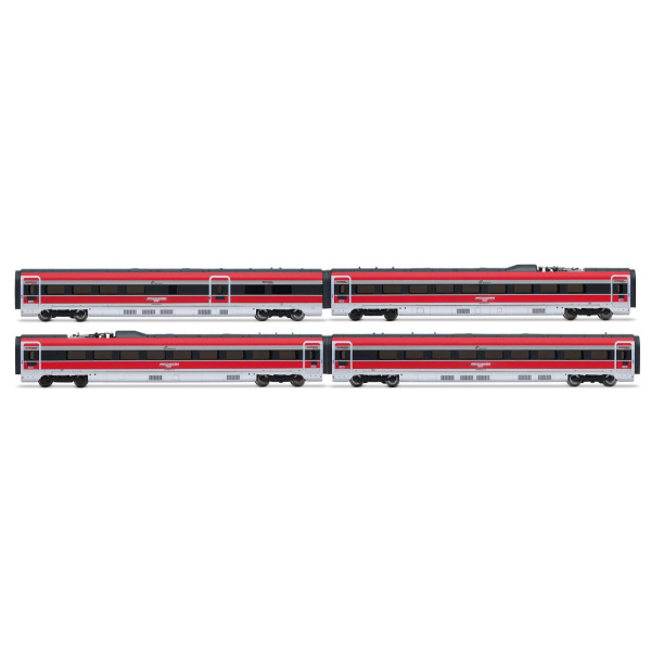 Arnold N DC Zwischenwagenset FS Trenitalia Frecciarossa 1000,  4-teil., Ep. VI