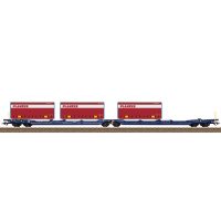 Trix H0 DC Doppel-Taschenwagen T3000e, "PLANZER"