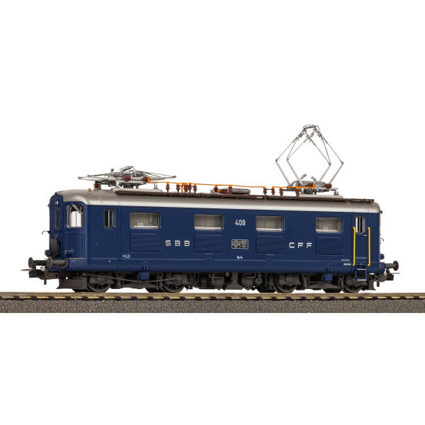 PIKO H0 AC Elektrolokomotive Re 4/4 I 409, 1. Serie, SBB, saphirblau, digital Sound