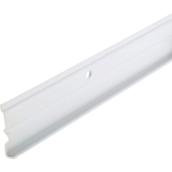 Element-System Wandleiste Stahl weiss 203.2x5 cm