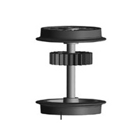 Roco H0 DC Radsatz mit Zahnrad ohne Haftring zu Re 4/4 II