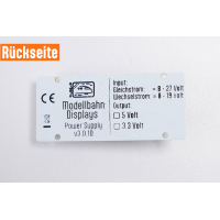 Modellbahn Display H0 Spannungsregler 7-25V, 4-fach, Vers. 2025