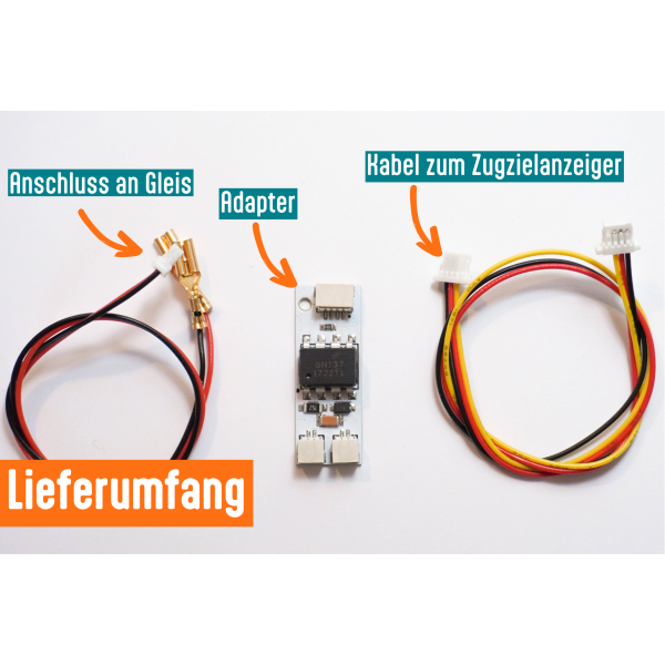 Modellbahn Display DCC-Adapter f&uuml;r Zugzielanzeiger