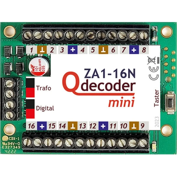 QDecoder ZA1-16N mini, Weichendecoder