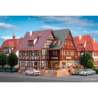 Vollmer H0 Boutique mit Inneneinrichtung und LED-Beleuchtung, Funktionsbausatz