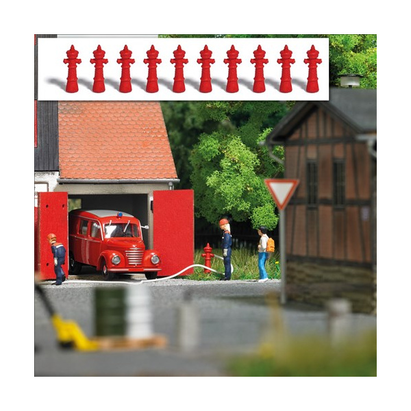 BUSCH H0 Mini-Set: Hydranten